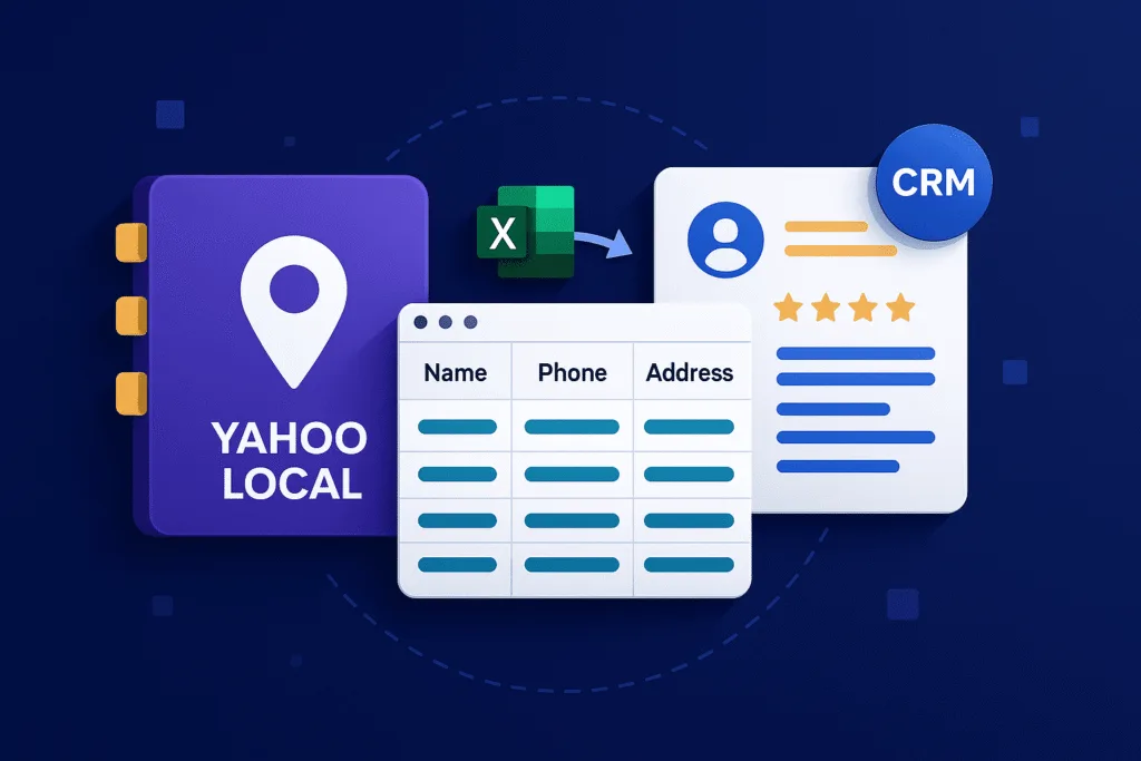 Export Yahoo Local Data Fast Excel & CRM Made Simple