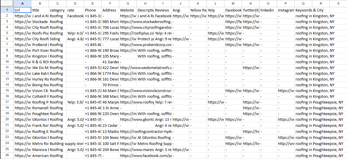 excel bing maps scraper data xlsx