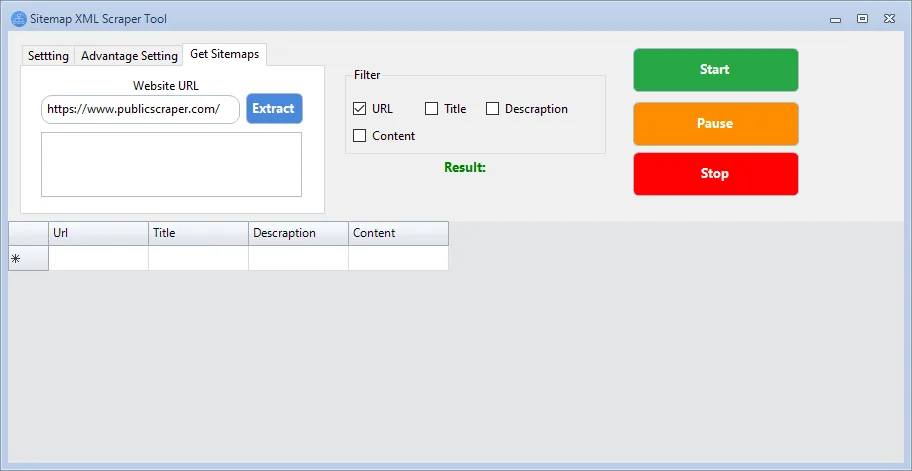 Sitemap xml new ui