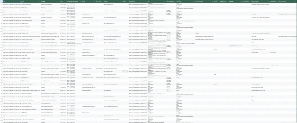 super pages data xlsx