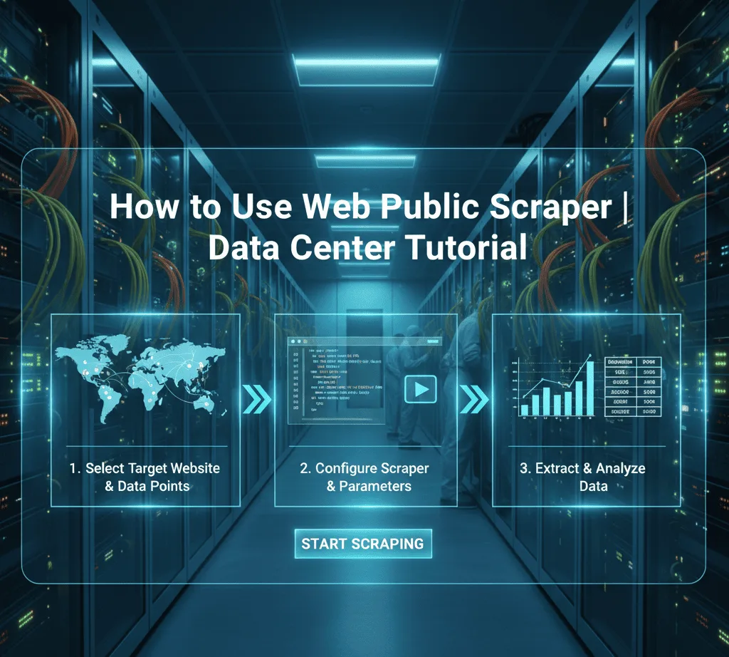 How to Use Web Public Scraper  Data Center Tutorial
