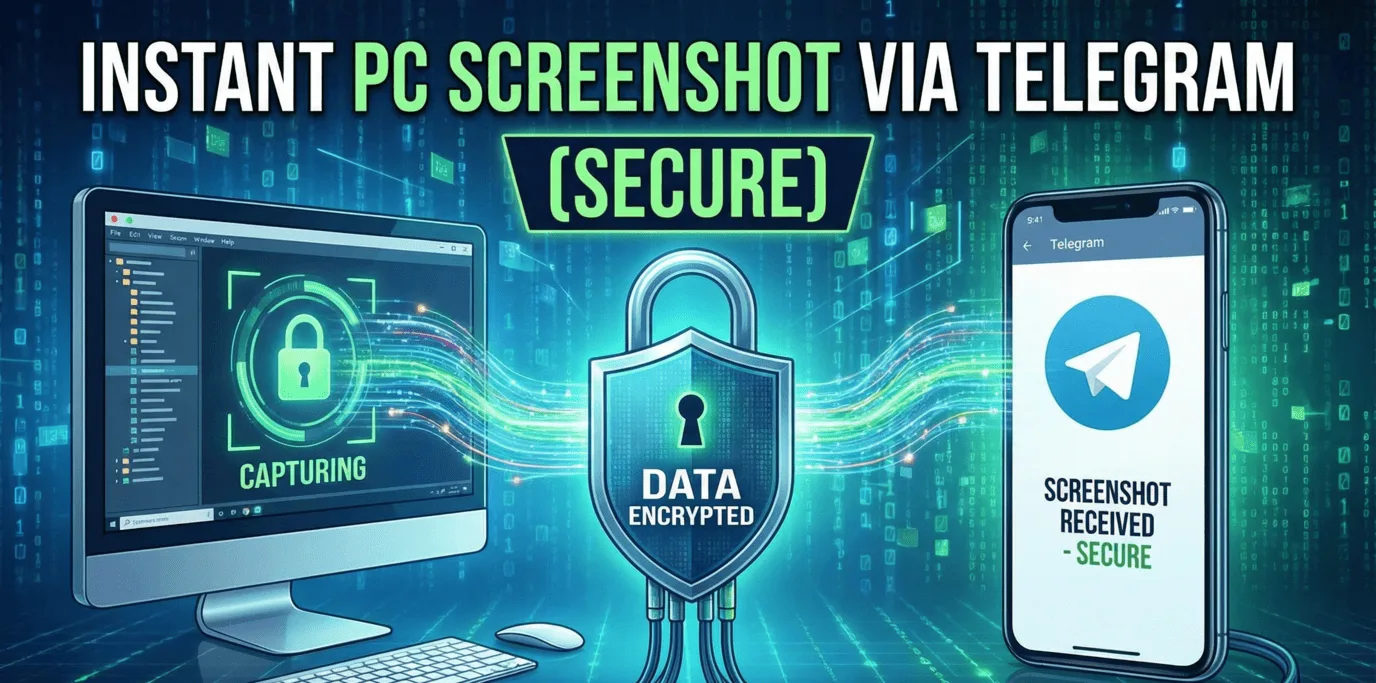 How to Instantly Screenshot Your PC via Telegram (Secure)